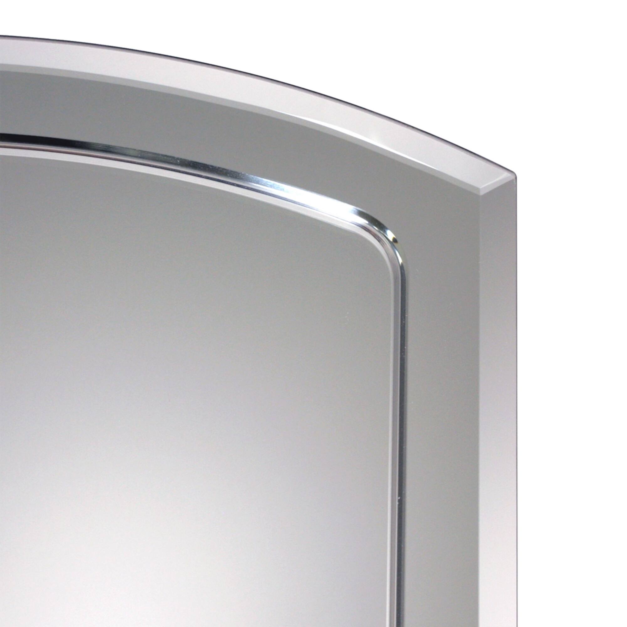 Head West Beveled Arched 16" x 30" Recessed Medicine Cabinet Accent Vanity Mirror